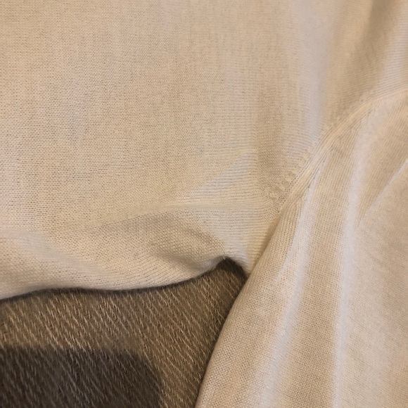 J Crew 100% cashmere bracelet sleeve crew neck cardigan size M - Picture 5 of 5